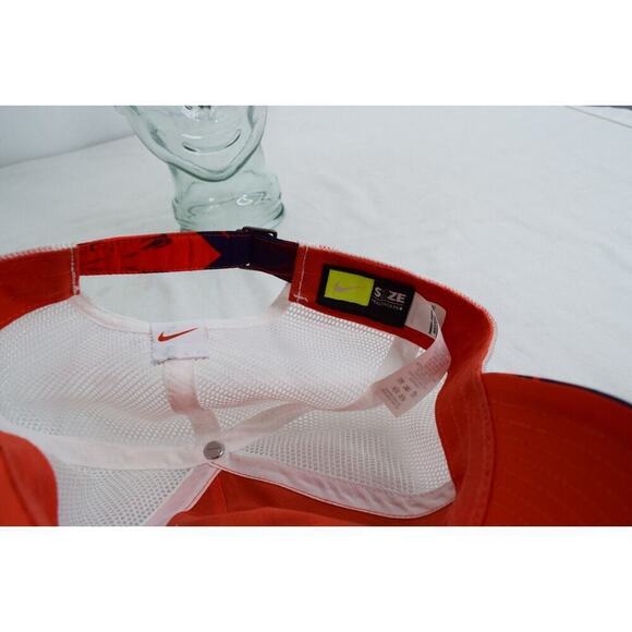 Nike Clemson Spring Break Hat Orange Swirl Adjustable One Size Mesh DC4277-891 - Picture 4 of 4